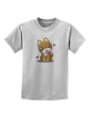Kawaii Puppy Childrens T-Shirt-Childrens T-Shirt-TooLoud-AshGray-X-Small-Davson Sales