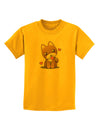 Kawaii Puppy Childrens T-Shirt-Childrens T-Shirt-TooLoud-Gold-X-Small-Davson Sales