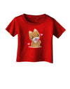 Kawaii Puppy Infant T-Shirt Dark-Infant T-Shirt-TooLoud-Red-06-Months-Davson Sales