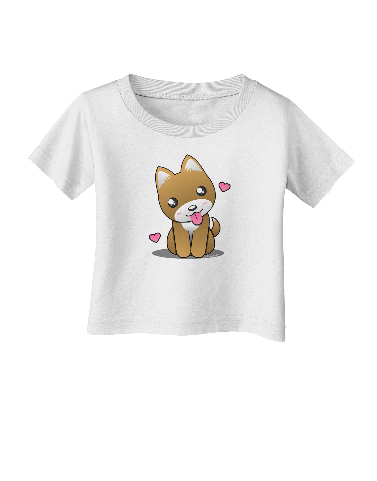 Kawaii Puppy Infant T-Shirt-Infant T-Shirt-TooLoud-White-06-Months-Davson Sales