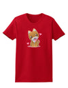 Kawaii Puppy Womens Dark T-Shirt-TooLoud-Red-X-Small-Davson Sales