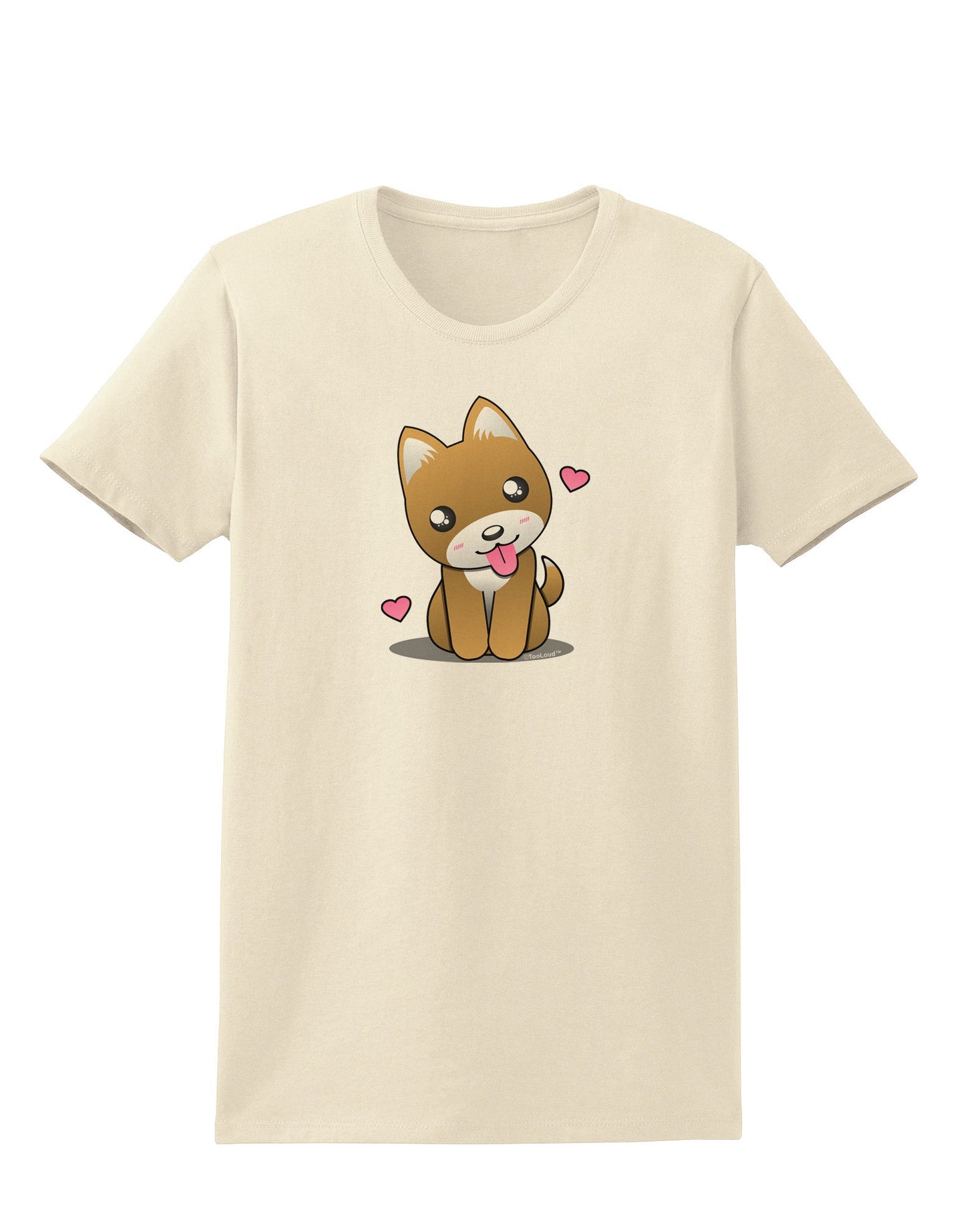 Kawaii Puppy Womens T-Shirt-Womens T-Shirt-TooLoud-Natural-X-Small-Davson Sales