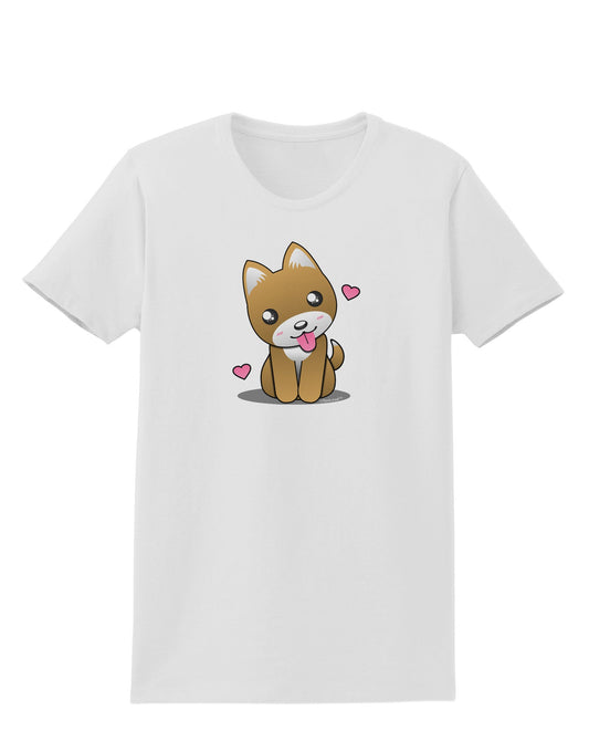 Kawaii Puppy Womens T-Shirt-Womens T-Shirt-TooLoud-White-X-Small-Davson Sales
