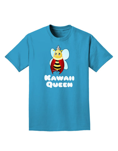 Kawaii Queen Queen Bee Adult Dark T-Shirt-Mens T-Shirt-TooLoud-Turquoise-Small-Davson Sales