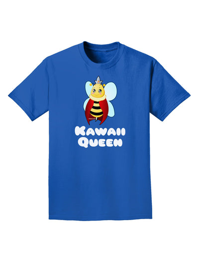 Kawaii Queen Queen Bee Adult Dark T-Shirt-Mens T-Shirt-TooLoud-Royal-Blue-Small-Davson Sales