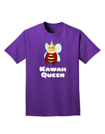 Kawaii Queen Queen Bee Adult Dark T-Shirt-Mens T-Shirt-TooLoud-Purple-Small-Davson Sales