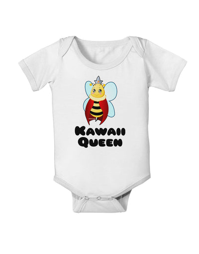 Kawaii Queen Queen Bee Baby Romper Bodysuit-Baby Romper-TooLoud-White-06-Months-Davson Sales