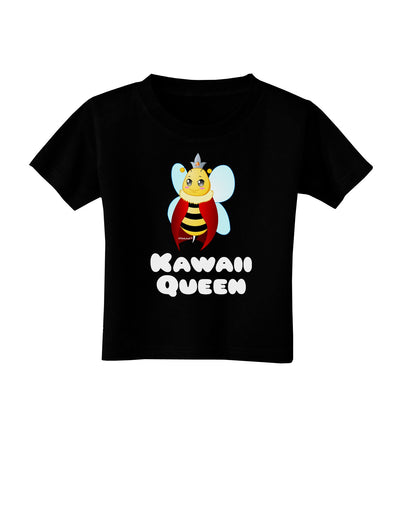 Kawaii Queen Queen Bee Toddler T-Shirt Dark-Toddler T-Shirt-TooLoud-Black-2T-Davson Sales