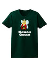 Kawaii Queen Queen Bee Womens Dark T-Shirt-TooLoud-Forest-Green-Small-Davson Sales