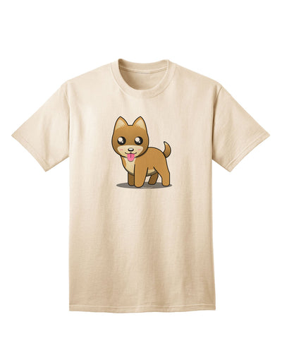 Kawaii Standing Puppy Adult T-Shirt-unisex t-shirt-TooLoud-Natural-Small-Davson Sales