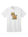 Kawaii Standing Puppy Adult T-Shirt-unisex t-shirt-TooLoud-White-Small-Davson Sales