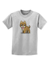 Kawaii Standing Puppy Childrens T-Shirt-Childrens T-Shirt-TooLoud-AshGray-X-Small-Davson Sales