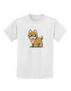Kawaii Standing Puppy Childrens T-Shirt-Childrens T-Shirt-TooLoud-White-X-Small-Davson Sales