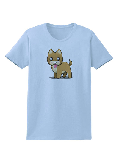 Kawaii Standing Puppy Womens T-Shirt-Womens T-Shirt-TooLoud-Light-Blue-X-Small-Davson Sales