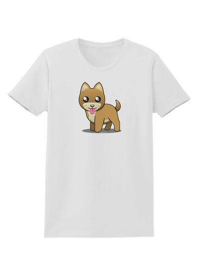 Kawaii Standing Puppy Womens T-Shirt-Womens T-Shirt-TooLoud-White-X-Small-Davson Sales