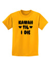 Kawaii Til I Die - Design Childrens T-Shirt by TooLoud-Childrens T-Shirt-TooLoud-Gold-X-Small-Davson Sales