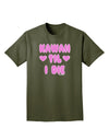 Kawaii Til I Die - Design - Magenta Adult Dark T-Shirt by TooLoud-Mens T-Shirt-TooLoud-Military-Green-Small-Davson Sales