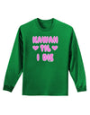 Kawaii Til I Die - Design - Magenta Adult Long Sleeve Dark T-Shirt by TooLoud-TooLoud-Kelly-Green-Small-Davson Sales