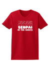 Kawaii in the Streets Senpai in the Sheets Womens Dark T-Shirt by TooLoud-Womens T-Shirt-TooLoud-Red-X-Small-Davson Sales