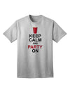Keep Calm - Party Beer Adult T-Shirt-unisex t-shirt-TooLoud-AshGray-Small-Davson Sales