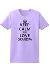 Keep Calm and Love Grandpa Womens T-Shirt-Womens T-Shirt-TooLoud-Lavender-X-Small-Davson Sales