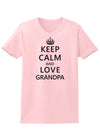 Keep Calm and Love Grandpa Womens T-Shirt-Womens T-Shirt-TooLoud-PalePink-X-Small-Davson Sales