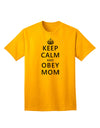 Keep Calm and Obey Mom - Premium Adult T-Shirt for Everyday Comfort-Mens T-shirts-TooLoud-Gold-Small-Davson Sales