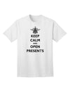 Keep Calm and Open Presents - Premium Christmas Adult T-Shirt Collection-Mens T-shirts-TooLoud-White-Small-Davson Sales