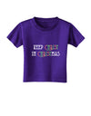 Keep Christ in Christmas Toddler T-Shirt Dark-Toddler T-Shirt-TooLoud-Purple-2T-Davson Sales