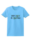 Keep Christ in Christmas Womens T-Shirt-Womens T-Shirt-TooLoud-Aquatic-Blue-X-Small-Davson Sales