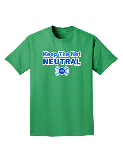 Keep the Net Neutral Adult Dark T-Shirt-Mens T-Shirt-TooLoud-Kelly-Green-Small-Davson Sales