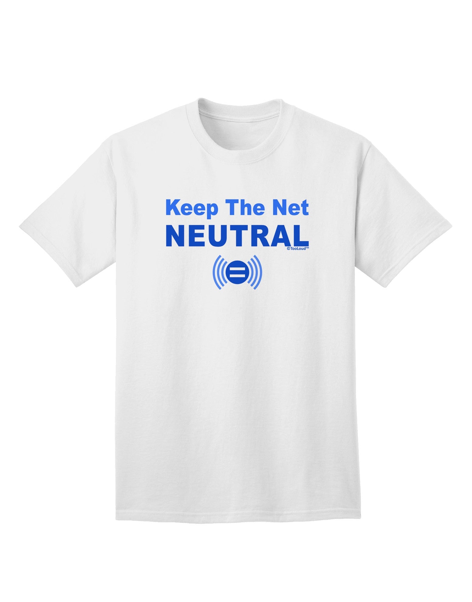 Keep the Net Neutral Premium Adult T-Shirt for the Tech-Savvy Advocate-Mens T-shirts-TooLoud-White-Small-Davson Sales