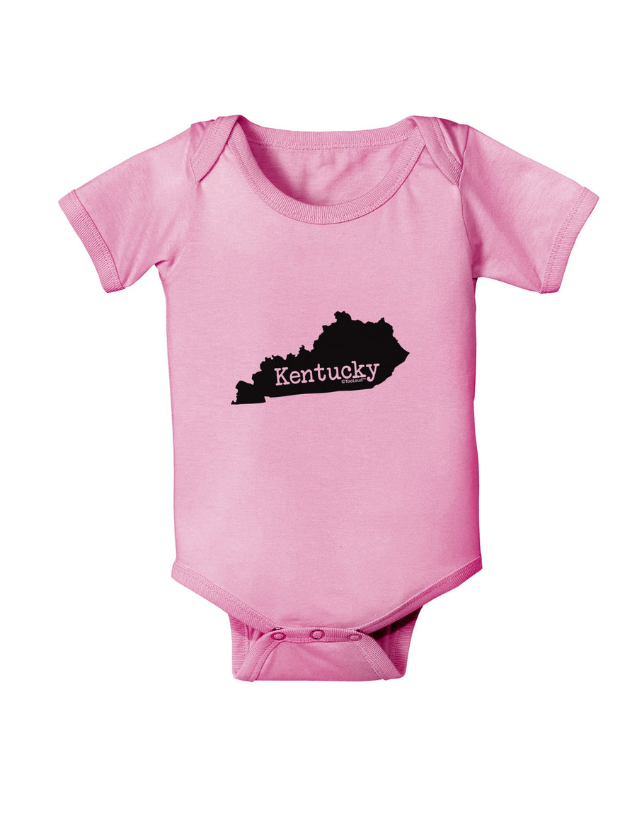 Kentucky - United States Shape Baby Romper Bodysuit by TooLoud-TooLoud-White-06-Months-Davson Sales