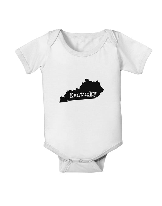 Kentucky - United States Shape Baby Romper Bodysuit by TooLoud-TooLoud-White-06-Months-Davson Sales