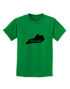 Kentucky - United States Shape Childrens T-Shirt by TooLoud-TooLoud-Kelly-Green-X-Small-Davson Sales