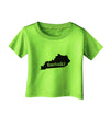 Kentucky - United States Shape Infant T-Shirt by TooLoud-TooLoud-Lime-Green-06-Months-Davson Sales