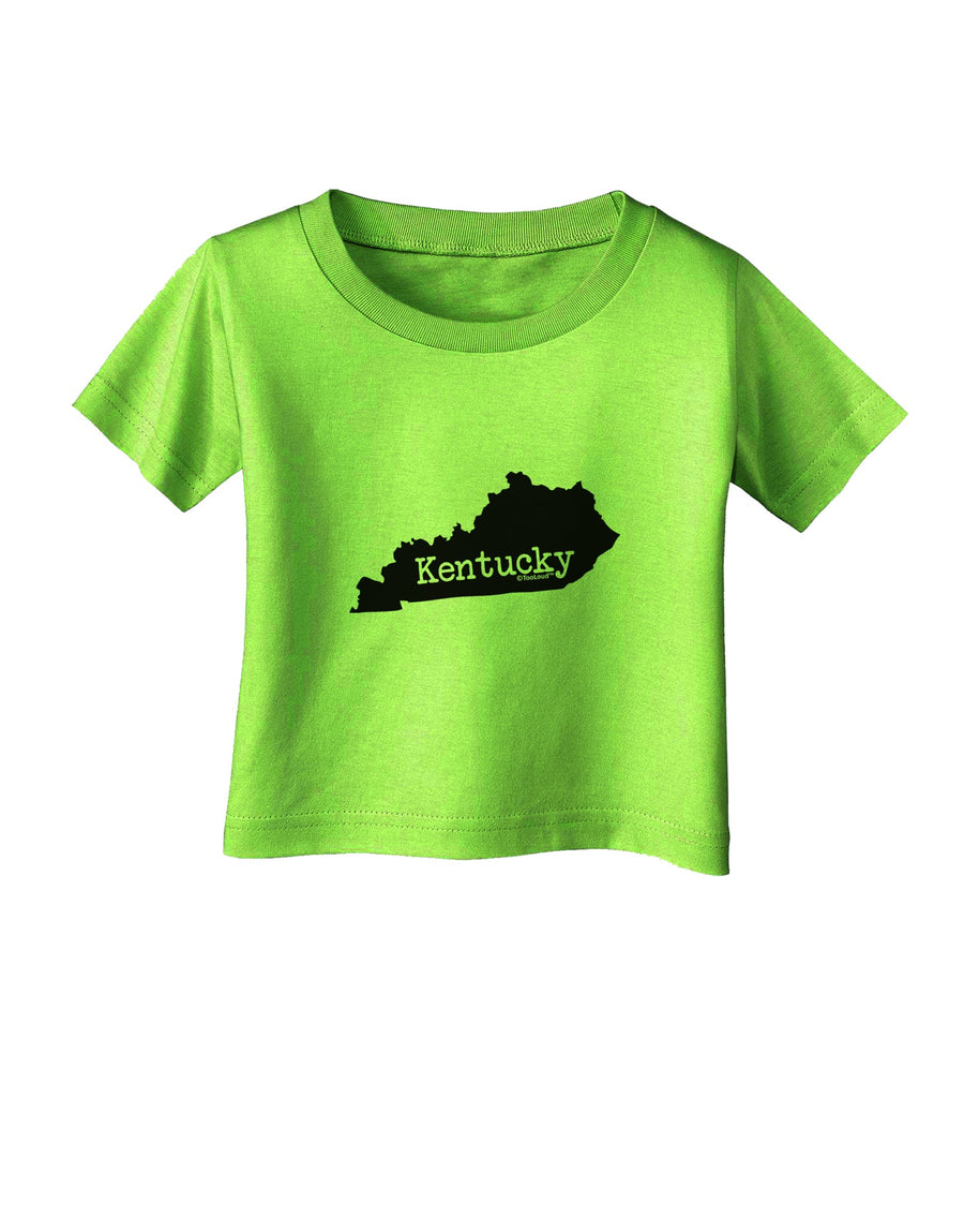 Kentucky - United States Shape Infant T-Shirt by TooLoud-TooLoud-White-06-Months-Davson Sales