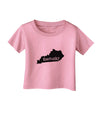 Kentucky - United States Shape Infant T-Shirt by TooLoud-TooLoud-Candy-Pink-06-Months-Davson Sales