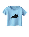 Kentucky - United States Shape Infant T-Shirt by TooLoud-TooLoud-Aquatic-Blue-06-Months-Davson Sales