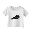 Kentucky - United States Shape Infant T-Shirt by TooLoud-TooLoud-White-06-Months-Davson Sales