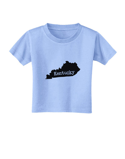 Kentucky - United States Shape Toddler T-Shirt by TooLoud-TooLoud-Aquatic-Blue-2T-Davson Sales