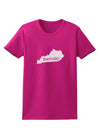 Kentucky - United States Shape Womens Dark T-Shirt by TooLoud