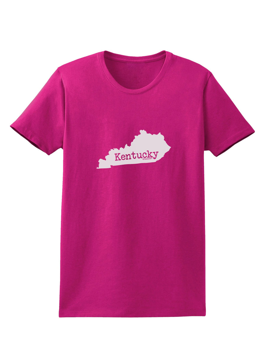 Kentucky - United States Shape Womens Dark T-Shirt by TooLoud-TooLoud-Black-X-Small-Davson Sales