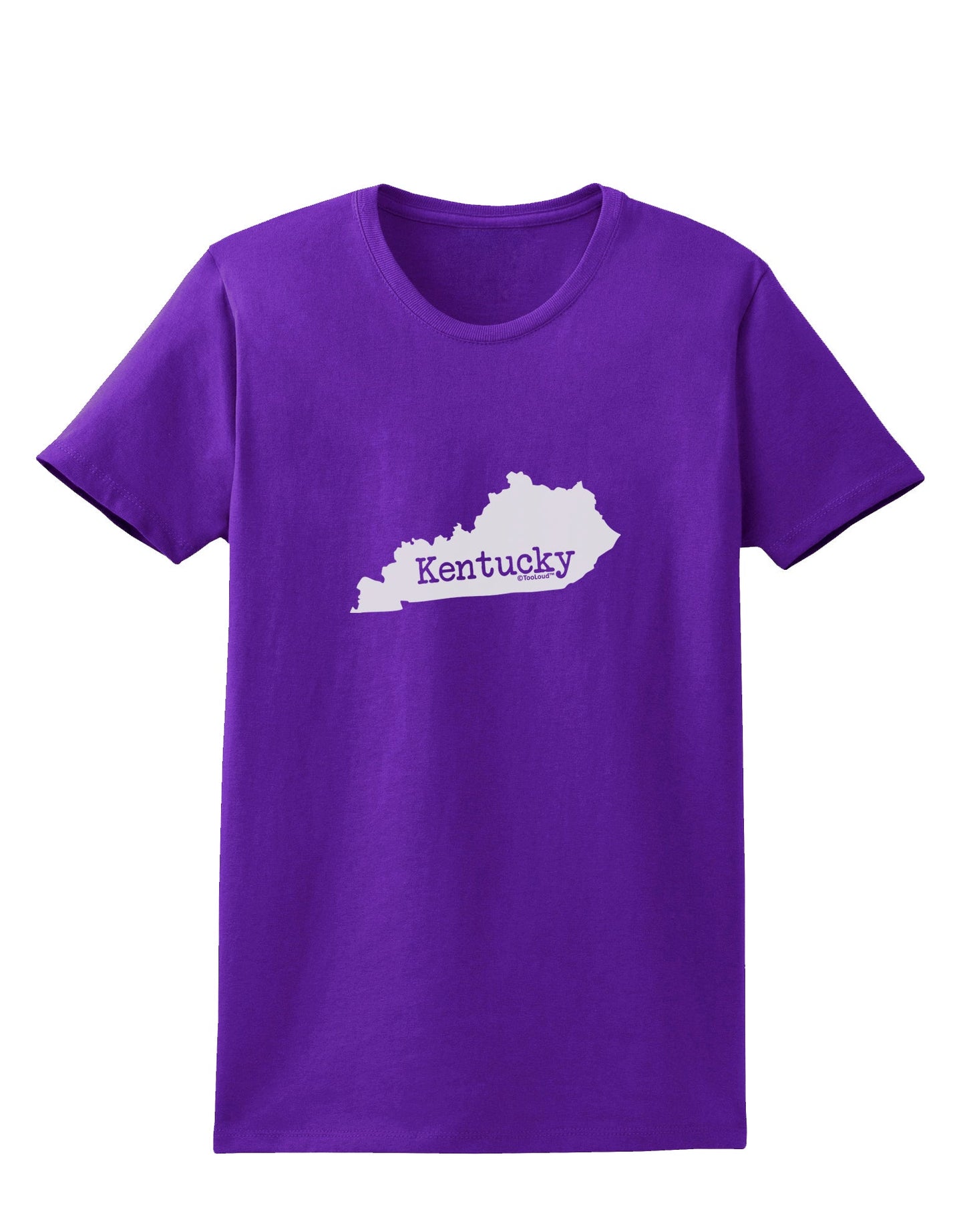 Kentucky - United States Shape Womens Dark T-Shirt by TooLoud-TooLoud-Purple-X-Small-Davson Sales