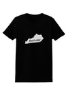 Kentucky - United States Shape Womens Dark T-Shirt by TooLoud-TooLoud-Black-X-Small-Davson Sales