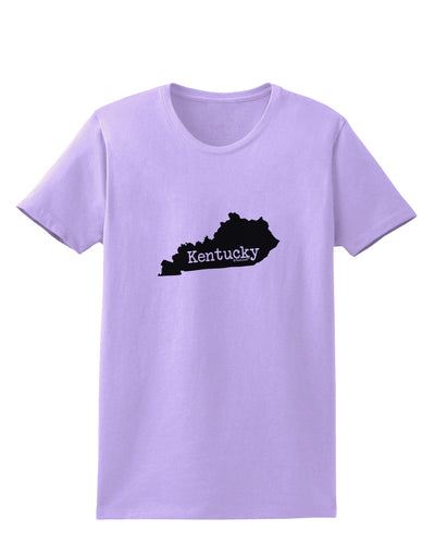 Kentucky - United States Shape Womens T-Shirt by TooLoud-TooLoud-Lavender-X-Small-Davson Sales
