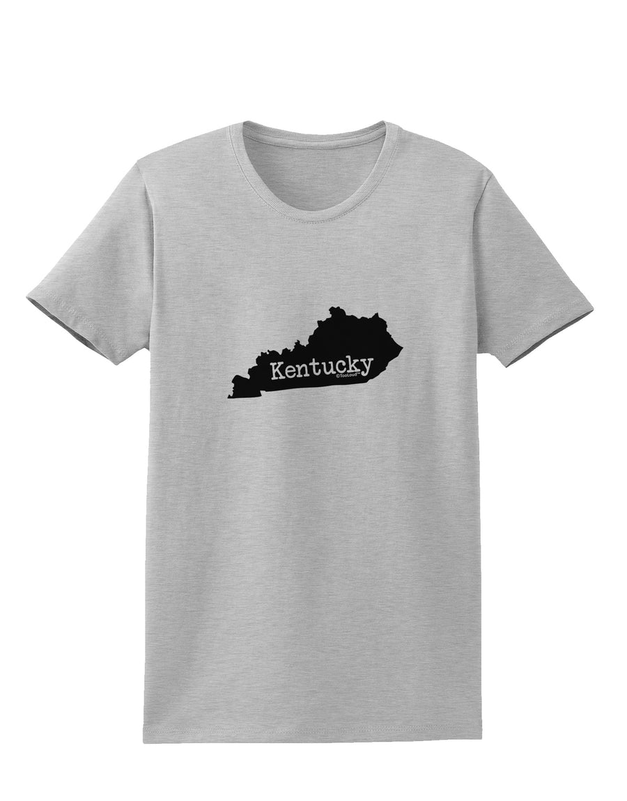 Kentucky - United States Shape Womens T-Shirt by TooLoud-TooLoud-White-X-Small-Davson Sales