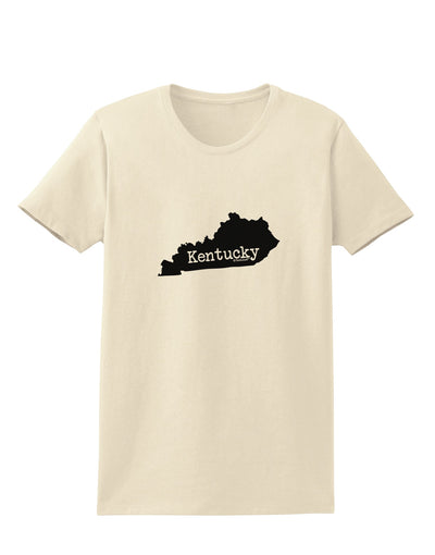 Kentucky - United States Shape Womens T-Shirt by TooLoud-TooLoud-Natural-X-Small-Davson Sales