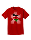 Kenya Flag Design Adult Dark T-Shirt-Mens T-Shirt-TooLoud-Red-Small-Davson Sales