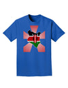 Kenya Flag Design Adult Dark T-Shirt-Mens T-Shirt-TooLoud-Royal-Blue-Small-Davson Sales